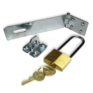 Deluxe Padlock and Hasp