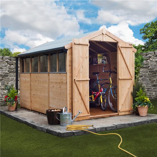 BillyOh 10 x 6 Windowed Tongue and Groove Apex Garden Shed 4000 Range