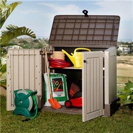 Plastic Garden Storage - Outdoor Boxes &amp; Benches | Garden Buildings ...