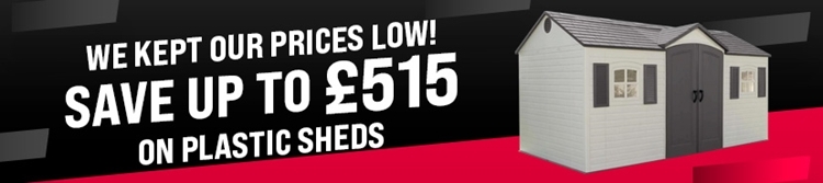 we kept our price low! save up to 515 on plastic sheds
