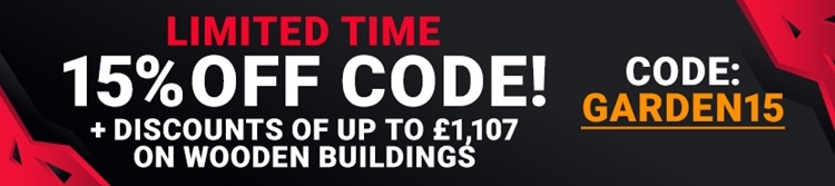 limit time 15% off code save up to 1107 on wooden buildings