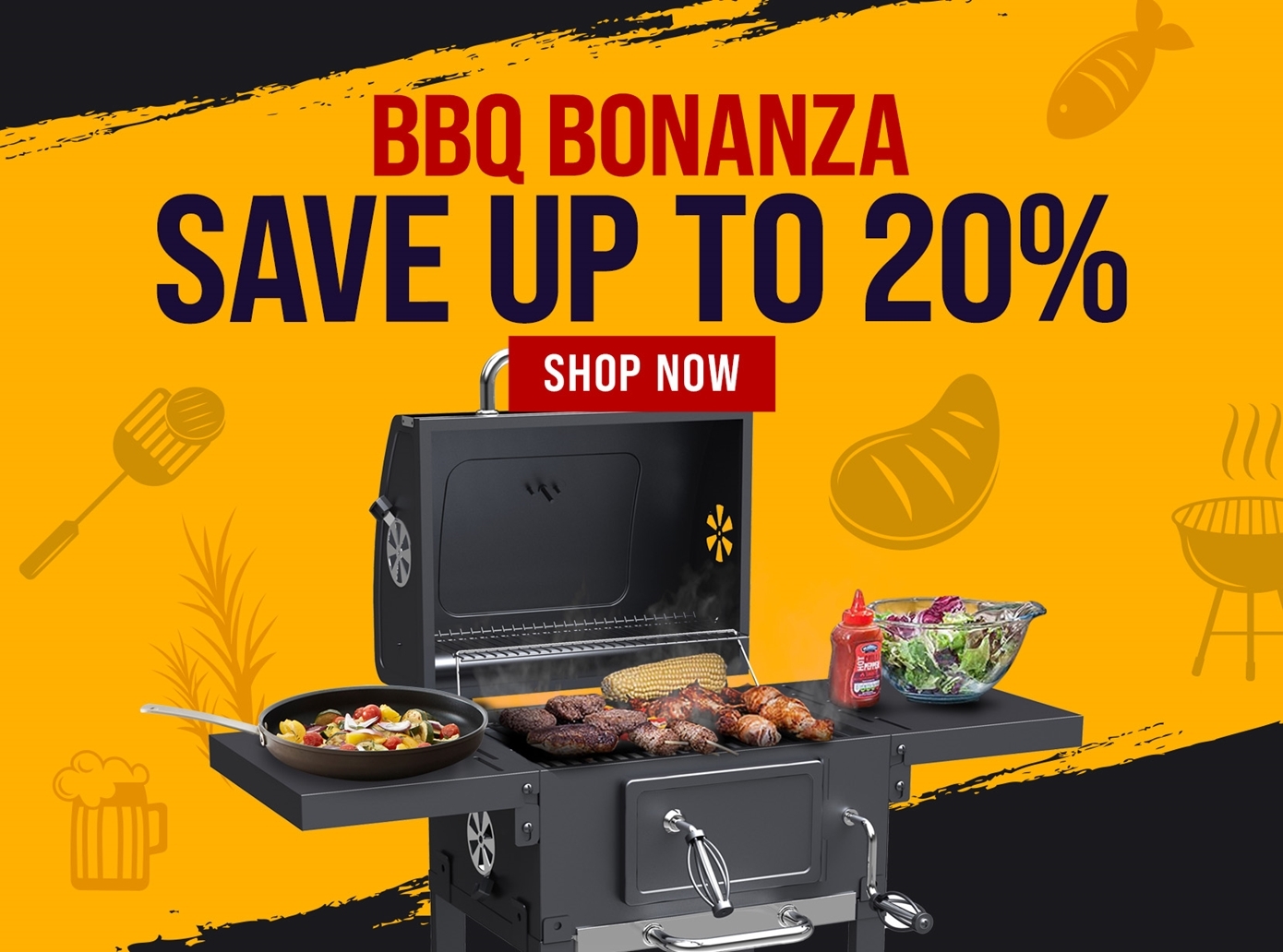 BBQ bonanza save up to 20%