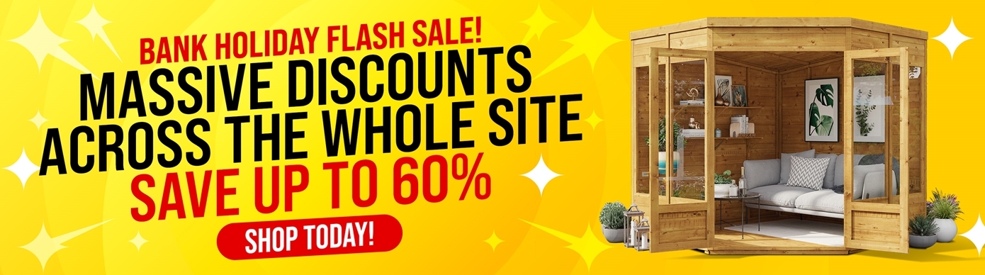 bank holiday flash sale! massive discount across the whole site save up to 60%