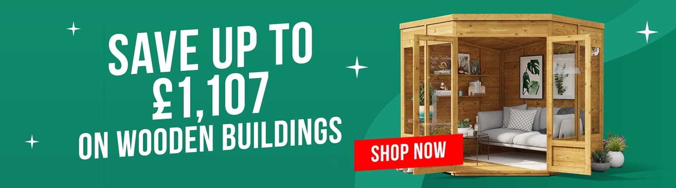 Save up to 1107 on wooden buildings
