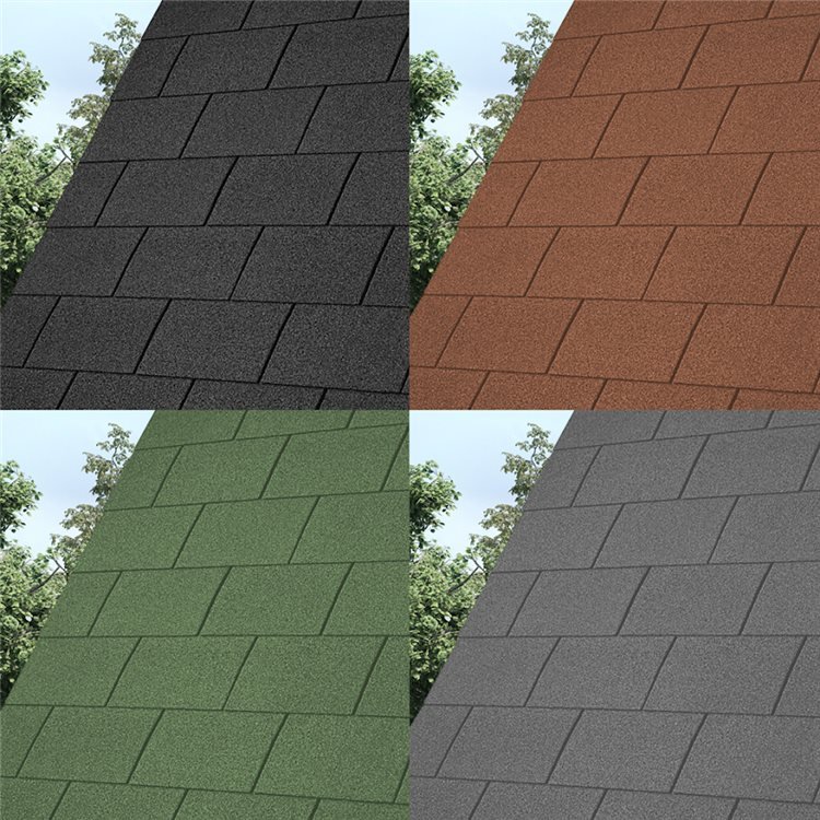 BillyOh Premium Felt Roofing Shingles - Felt Tiles Pack (3 m2) - Grey