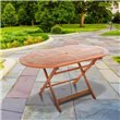 BillyOh Windsor Wooden 4 Seater Oval Outdoor Dining Set