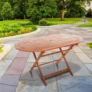 BillyOh Windsor 1.4m Oval Folding Garden Table