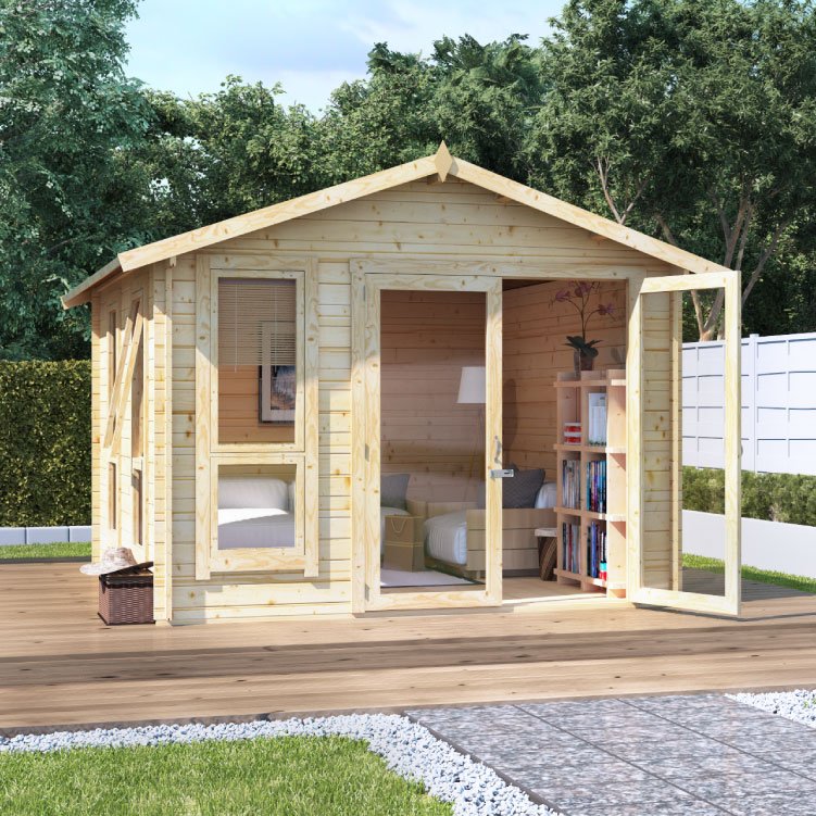 solid build aspen 12.5 x 10 garden shed