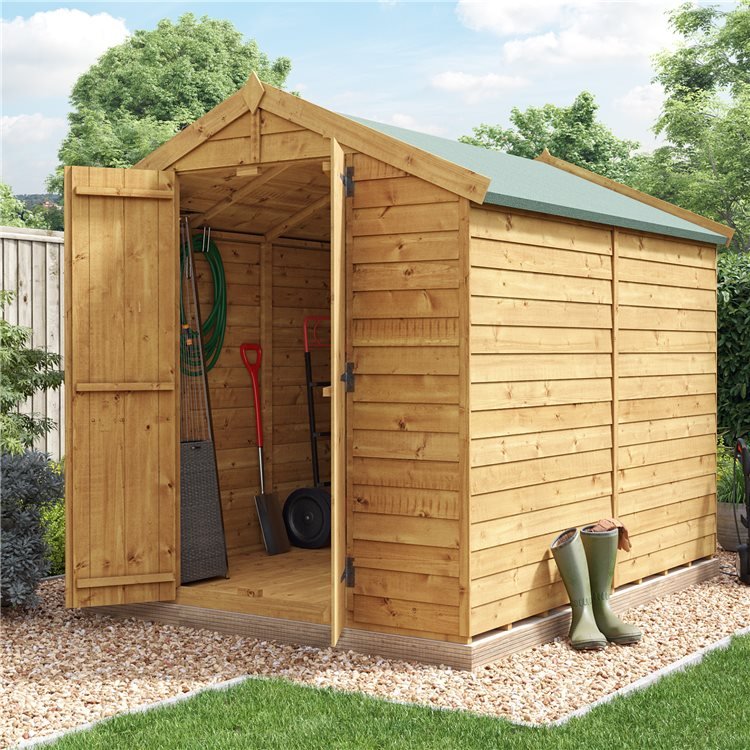 Click to view product details and reviews for 10 X 8 Pressure Treated Shed Billyoh Keeper Overlap Apex Wooden Shed Windowless 10x8 Garden Shed.
