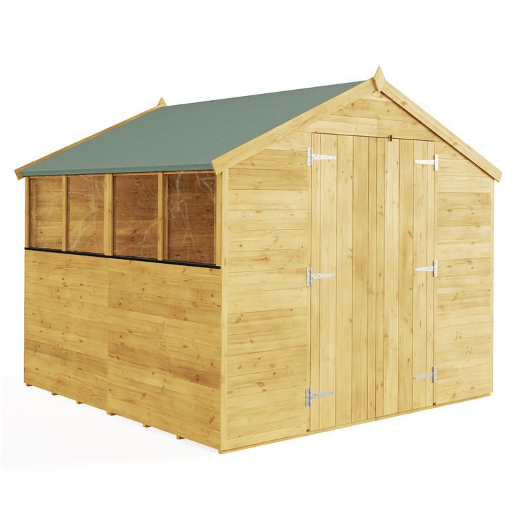 8 X 8 Shed Billyoh Master Tongue And Groove Wooden Shed 8x8 Garden Shed Windowless