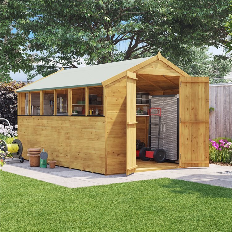 12 X 8 Shed Billyoh Master Tongue And Groove Wooden Shed 12x8 Garden Shed Windowless