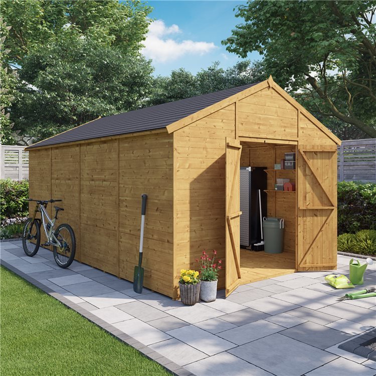 16x10 Expert T G Apex Workshop Wooden Shed Windowless Billyoh Garden Shed