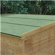 BillyOh Bella Tongue and Groove Pent Summerhouse Green Mineral Roof Felt