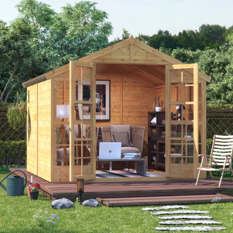 BillyOh Harper Tongue and Groove Apex Summerhouse - Summer 