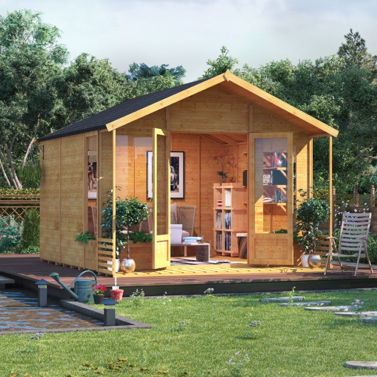 BillyOh Ivy Tongue and Groove Apex Summerhouse - Summer 