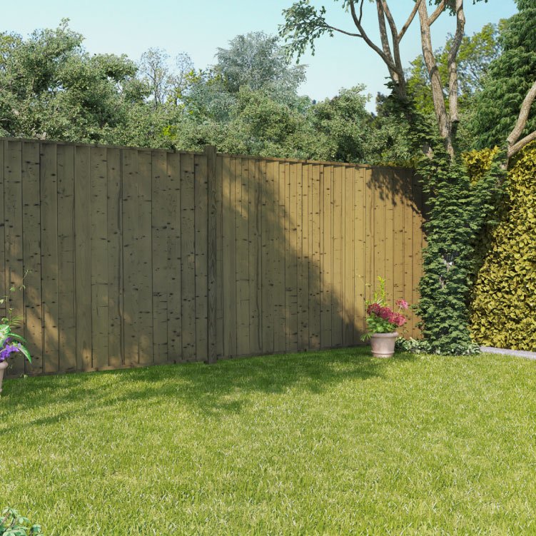Garden Furniture BillyOh 6ft x 6ft Pressure Treated Closeboard Fence Panel - 22 Panels - 132 FT