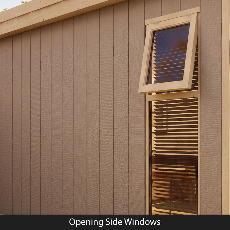 Evolution Insulated Composite Offset Door Garden Office