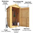 BillyOh Master Tall Store Tongue and Groove Shed Design Info