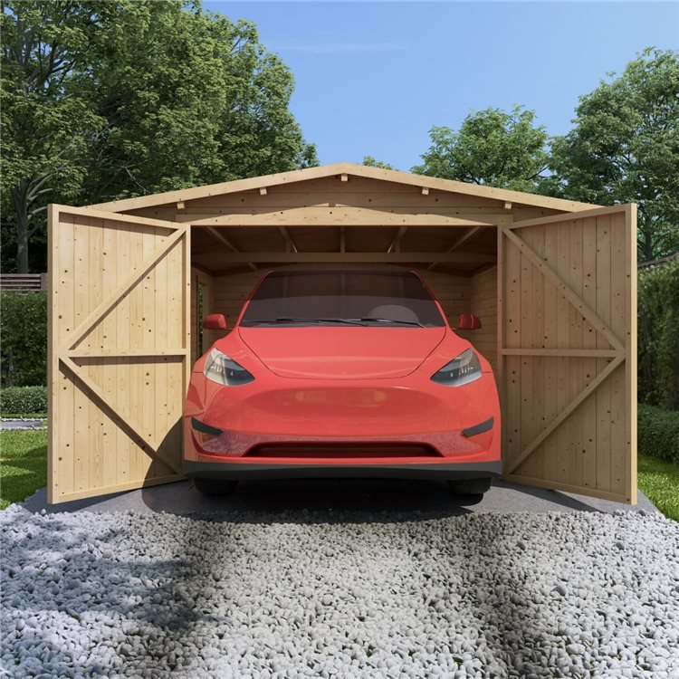 wooden garage benefits
