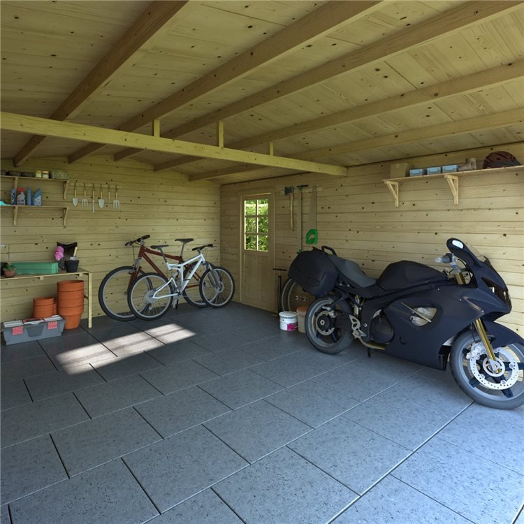 wooden garages are multi-functional
