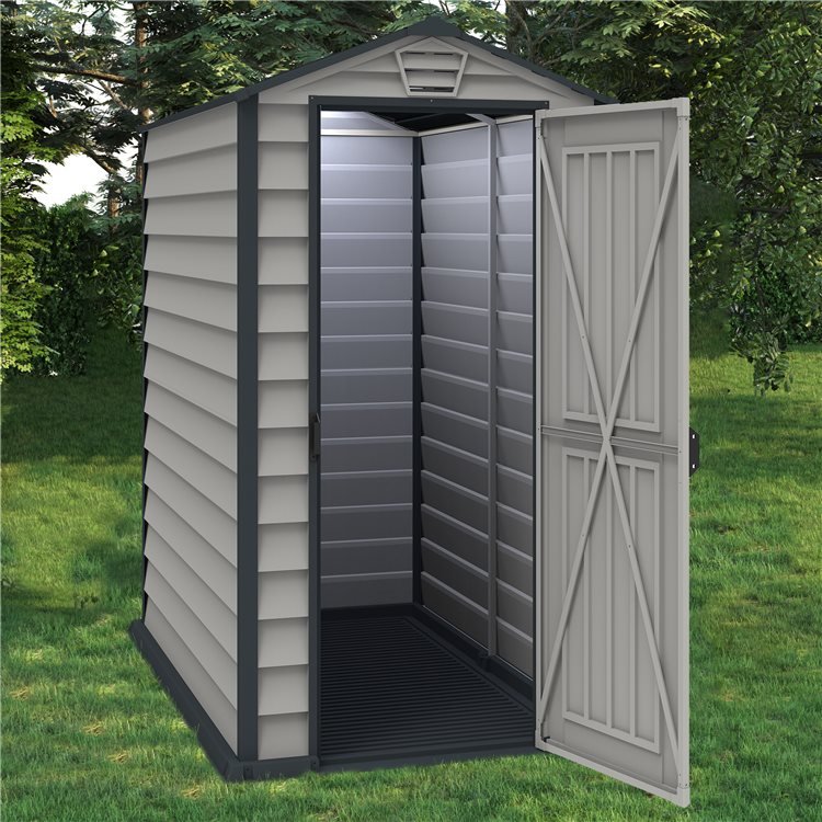 BillyOh EverMore 4x6ft Apex Plastic Shed - 4x6ft