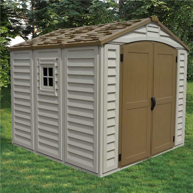BillyOh Duraplus 8ftx8ft Plastic Apex Shed - 8x8ft