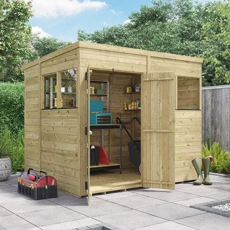 BillyOh Switch Pressure Treated Tongue and Groove Pent Shed