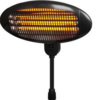 BillyOh Aurora 2 in 1 Free Standing and Wall Mounted Electric Patio Heater