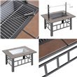 3 in 1 Fire Pit, BBQ Grill, & Ice Cooler