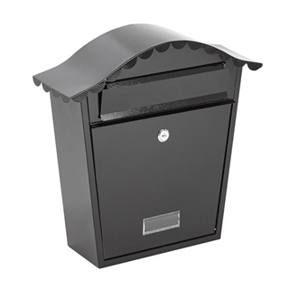 Classic Steel Locking Wall Mounted Mailbox with 2 Keys