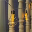 Edison Bulb Outdoor Icicle String Lights