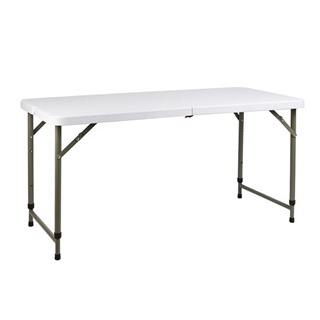 Height Adjustable 4ft Folding Trestle Table