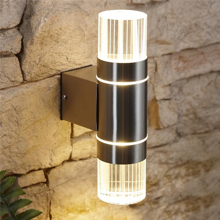 Biard Led Stainless Steel Contemporary Wall Light Up Down Wall Light