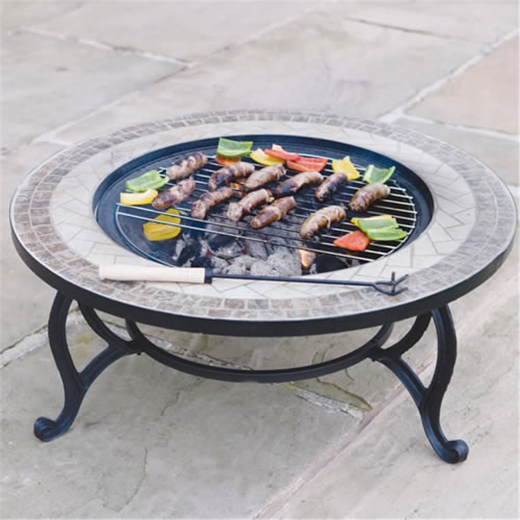 Billyoh Beacon 3 In 1 Fire Pit Bbq Star Tiled Coffee Table Beacon Star Tiled Coffee Table Fire Pit Bbq