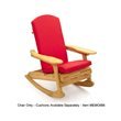 Bowland Adirondack Wooden Rocking Chair for Garden or Patio
