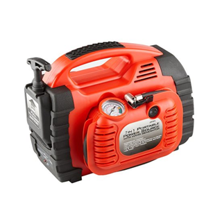 3-in-1 Battery Charger, Jump Starter & Air Compressor