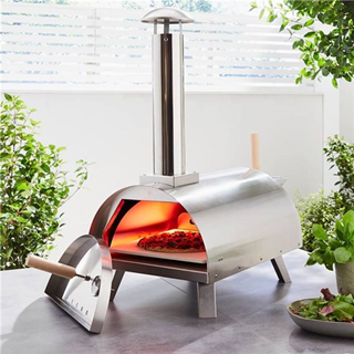 Portable Multi Fuel Pizza Oven - Stainless Steel