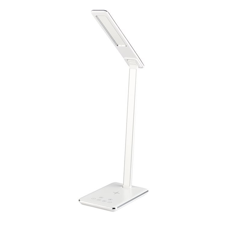 White Desk Lamp With Wireless Usb Phone Charger Desk Lamp With Wireless And Usb Charger White