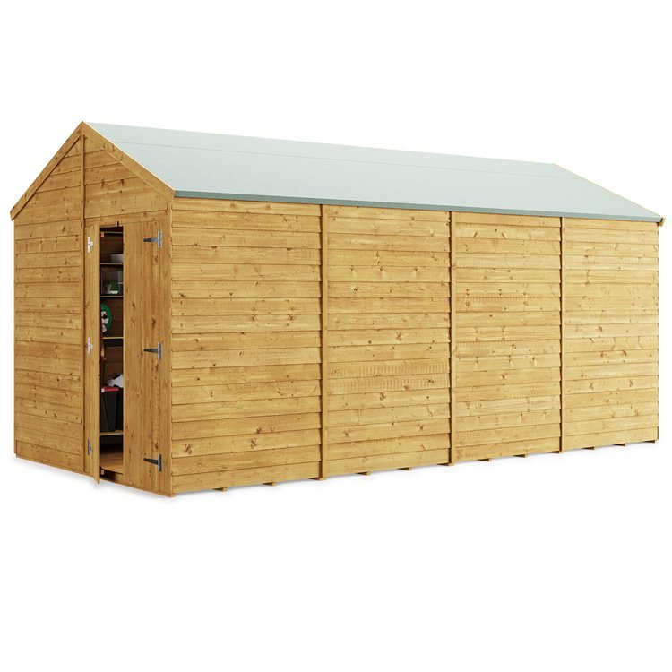 Billyoh Switch Overlap Apex Shed 16x8 Windowless