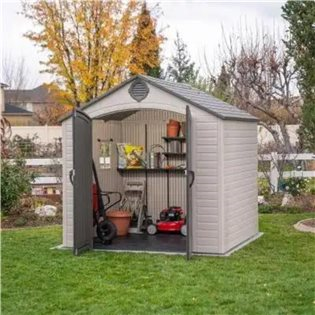 8ft X 7.5ft Special Edition Heavy Duty Plastic Shed