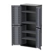 Duramax Cedargrain Tall Plastic Vertical Storage Cabinet