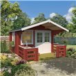 Natura Ember Log Cabin with Porch