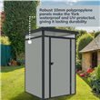 BillyOh York Pent White Plastic Shed