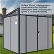 BillyOh Stafford Pent White Plastic Shed
