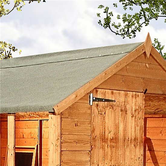 Green Mineral Shed Roofing Felt - Shed Repairs - Garden 